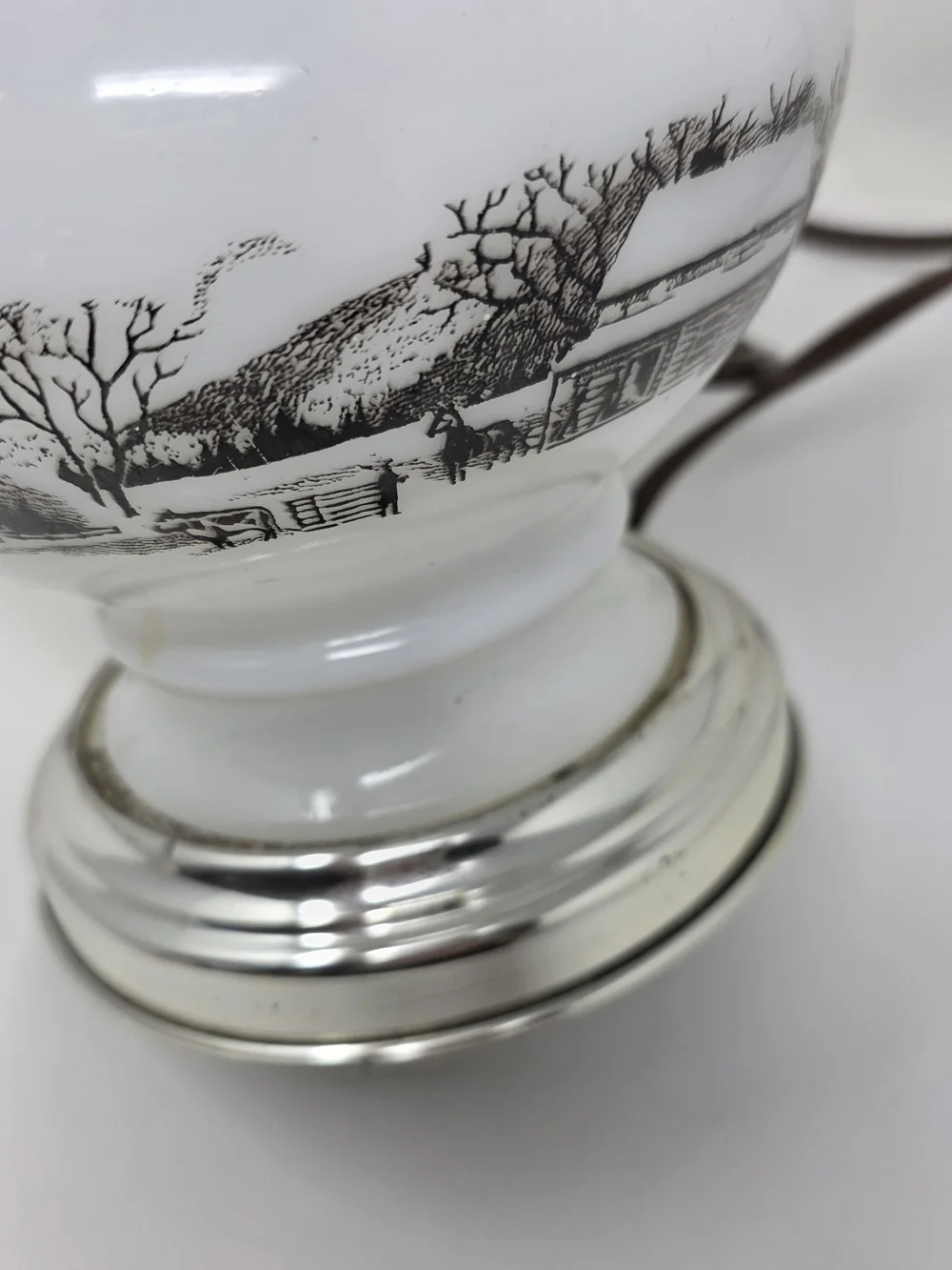 Vintage white milk